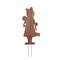 Glitzhome® 36" Metal Christmas Gingerbread Man Yard Stake